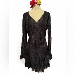 Elegant Black Lace Dress